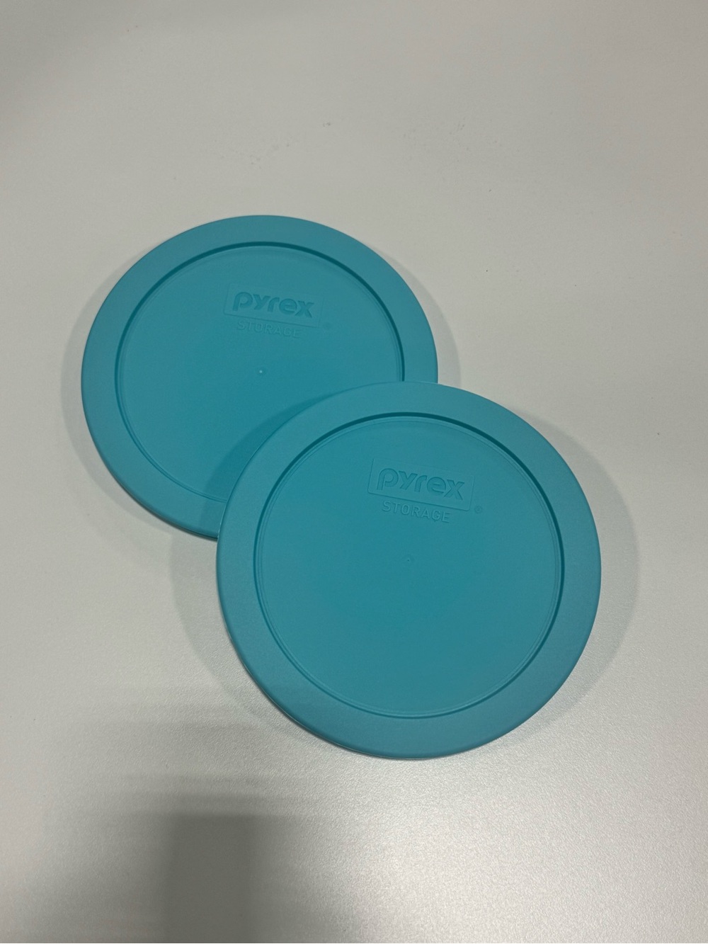 Pyrex 7201-PC 4 Cup LIGHT BLUE Food Storage Replacement Lid (2-Pack) - 2-Pack
